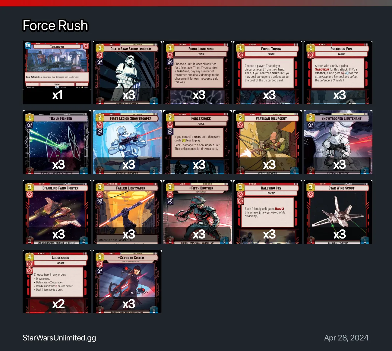 Force Rush | Star Wars: Unlimited TCG