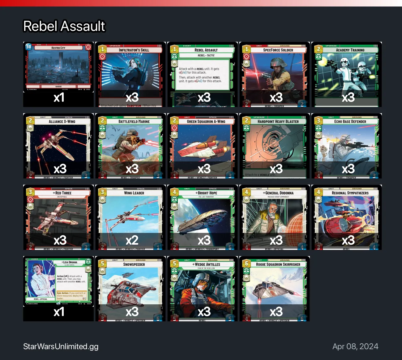 Rebel Assault | StarWarsUnlimited.gg